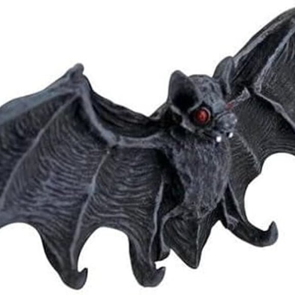 New Key Hook Rack - Vampire Bat Key Holder Wall Sculpture Halloween Bats, Medium - Picture 4 of 7